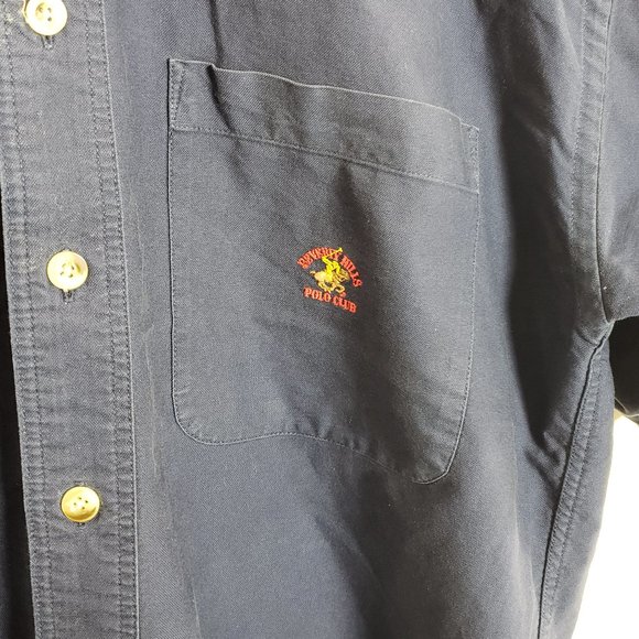 BEVERLY HILLS POLO CLUB BUTTON UP FRONT SHIRT - Picture 6 of 10